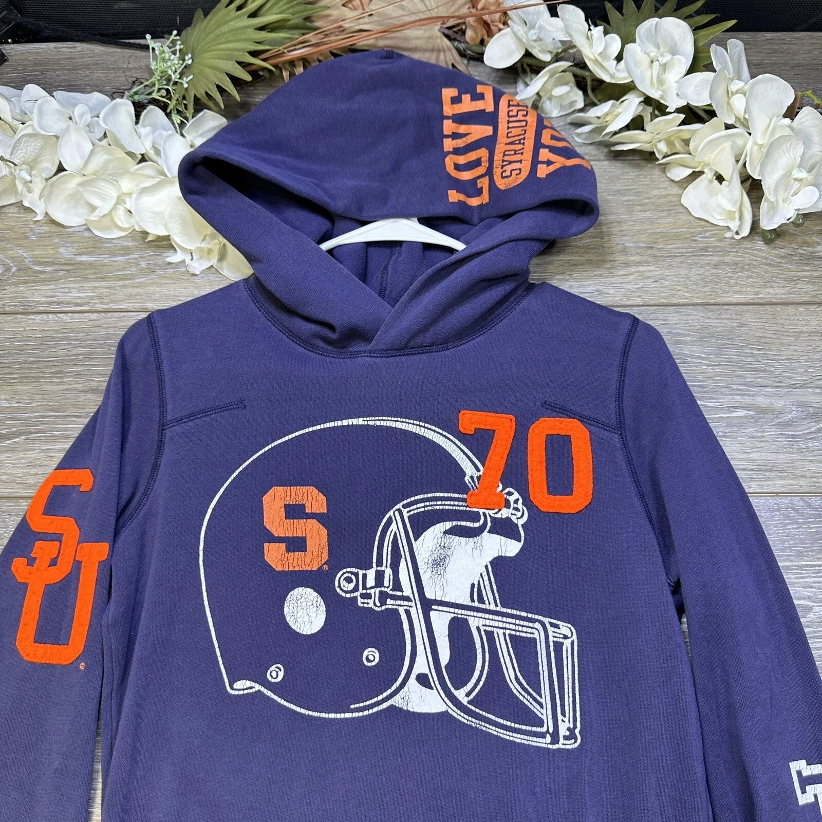 UNDERCOVER Felpa con cappuccio SYRAC UNIVERSITY taglia XS arancione NATION VICTORIA SECRET ROSA