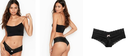 NWT*VICTORIA’S SECRET VERY SEXY Stretch Cotton Lace Cheeky Panty**Various Colors - Picture 7 of 11