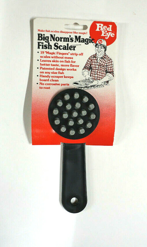 Red Eye Big Norm's Magic Fish Scaler Lot of THREE Less Mess