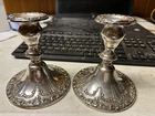 Gorham Chantilly-Duchess Sterling Silver Weighted Pair of Candleholders 749