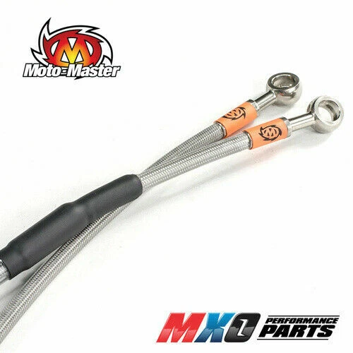 Moto-Master Braided Motorcycle & Scooter Brake Lines, Hoses & Fittings