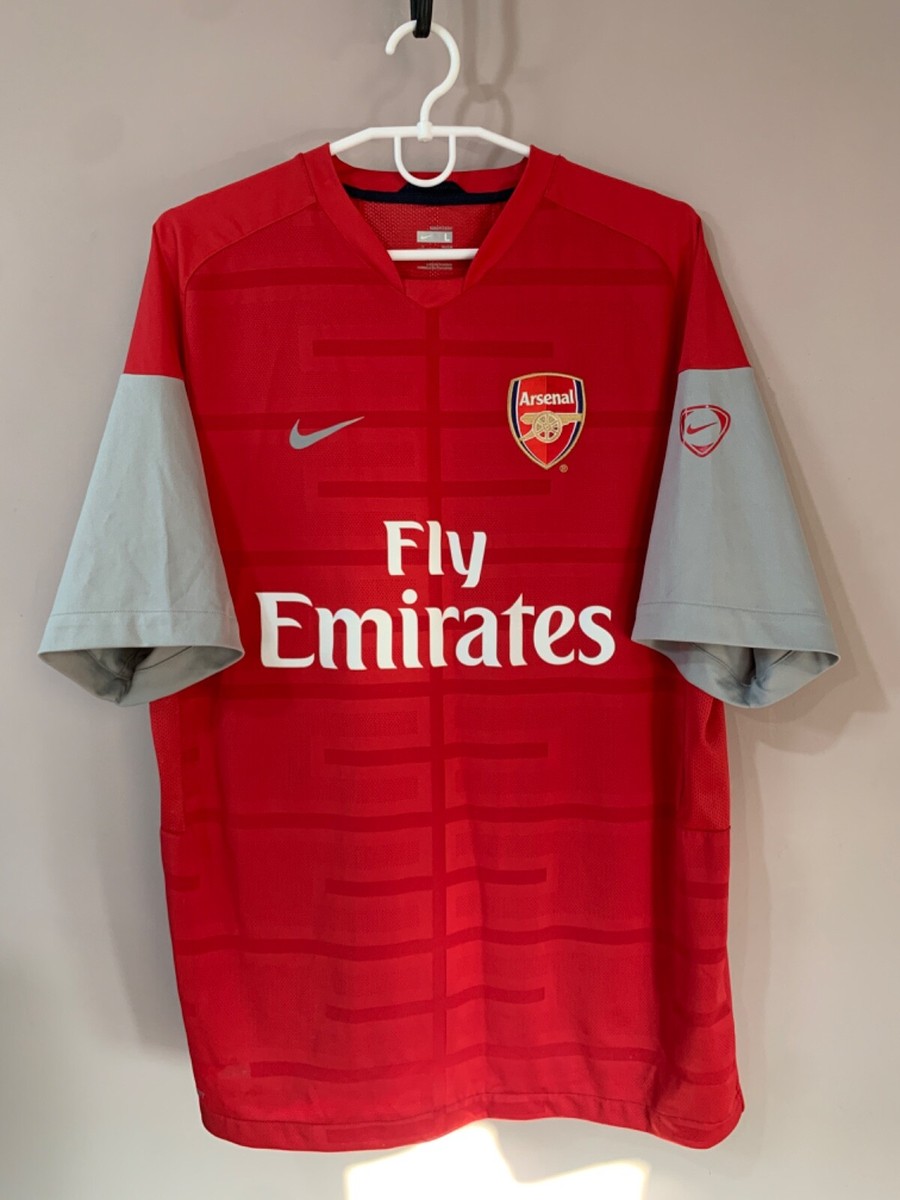 Arsenal London Training Football Shirt Nike Soccer Jersey Size L