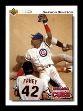 1992 Upper Deck #122 Shawon Dunston Chicago Cubs GEM-MT Baseball Card *D519