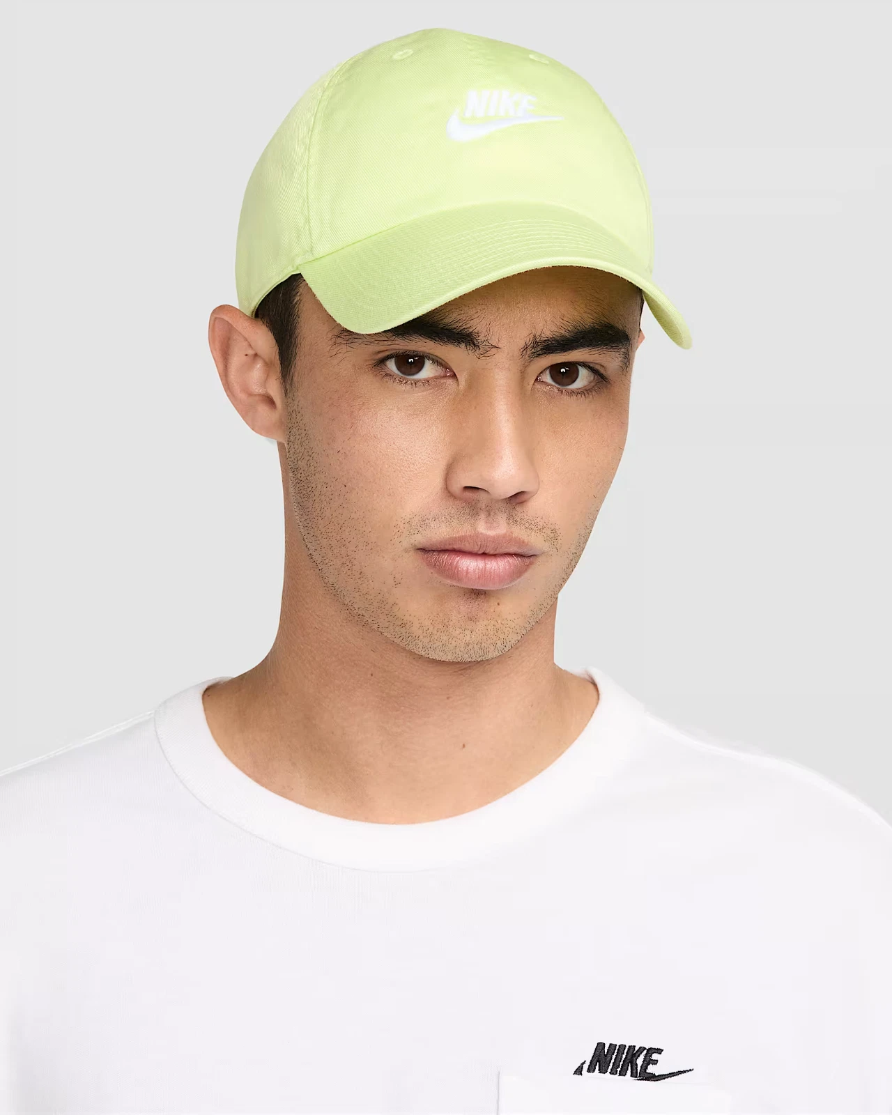 Nike Club Unstructured Futura Wash Cap Light Lemon Twist S/M Unisex FB5368 736