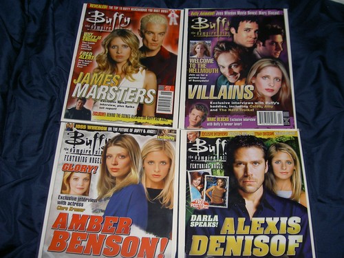 4 BUFFY THE VAMPIRE SLAYER MAGAZINES #8 2003, #18 & 21 2005, #25 2006 - Imagen 1 de 5