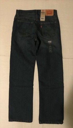 Levi's Boy's 505 Straight Leg Jeans Size 14 Reg 27 x 27 NEW MSRP $40.00 - Picture 5 of 5