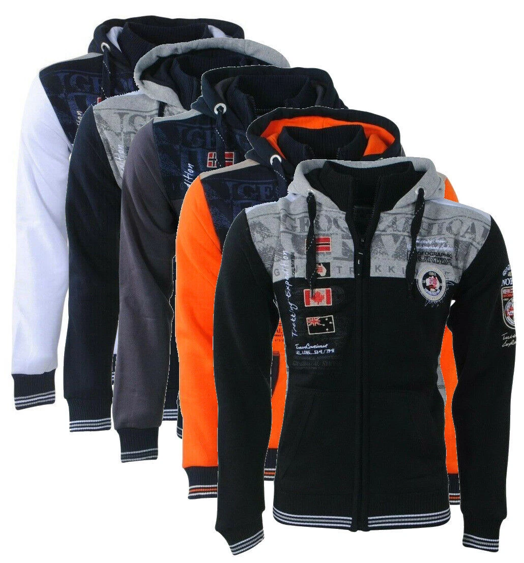 GEOGRAPHIC NORWAY Geday Men's Men Full Zip Hoodie SP157H/GN