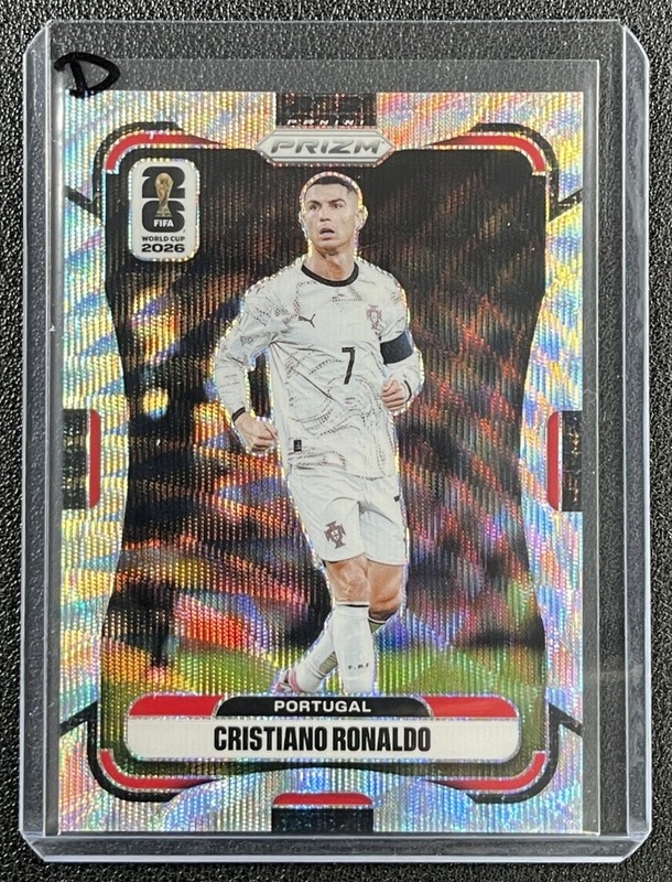 CRISTIANO RONALDO 2026 PANINI PRIZM WORLD CUP #367 WAVE PORTUGAL D