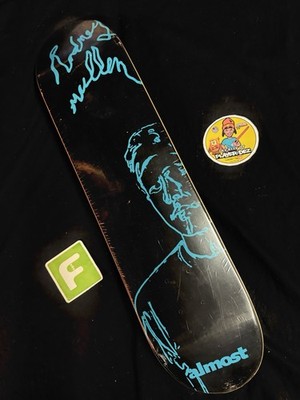 RARE Rodney Mullen Almost Scribble Portrait Skateboard Deck Pro