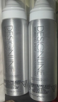 2 x Designline Working Spray 1.5 oz ea Ultimate Hair Spray Regis Travel Size
