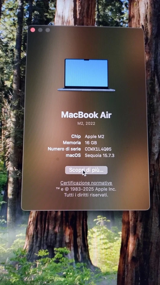 Apple MacBook Air 13" M2 · 16GB · 256GB, foto 3 di 5
