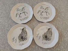 Linea Carta de Dina Pyari, Letra Z y Placa U Anthropologie Set 4