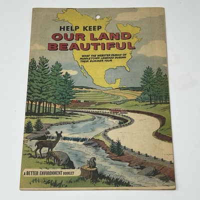 1971 Soil Conservation Society Of America Help Keep Our Land Beautiful Comic