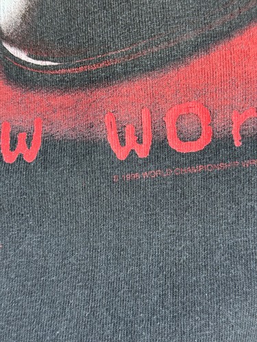 Vintage 1996 Looney Tunes Tweety Bird Kane WWE NWO t-shirt size XL - Picture 5 of 8