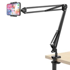 Cell Phone Holder, Universal Phone Stand Clip Lazy Bracket Flexible Articulat...