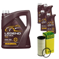 MANN-FILTER &Ouml;lfilter 9 L MANNOL Legend Extra 0W-30 f&uuml;r Mercedes-Benz G-Klasse