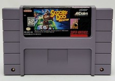 Scooby-Doo Mystery SNES Super Nintendo Authentic Game Cartridge - VGC Tested