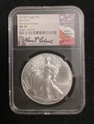 New Listing2024(P) $1 EAGLE MS70 Star Privy 1st Day Signed Anna E Cabral