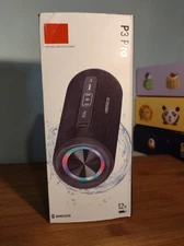 P3 Pro Portable Bluetooth Speaker Wireless LED Lights 12Hr Battery NEW