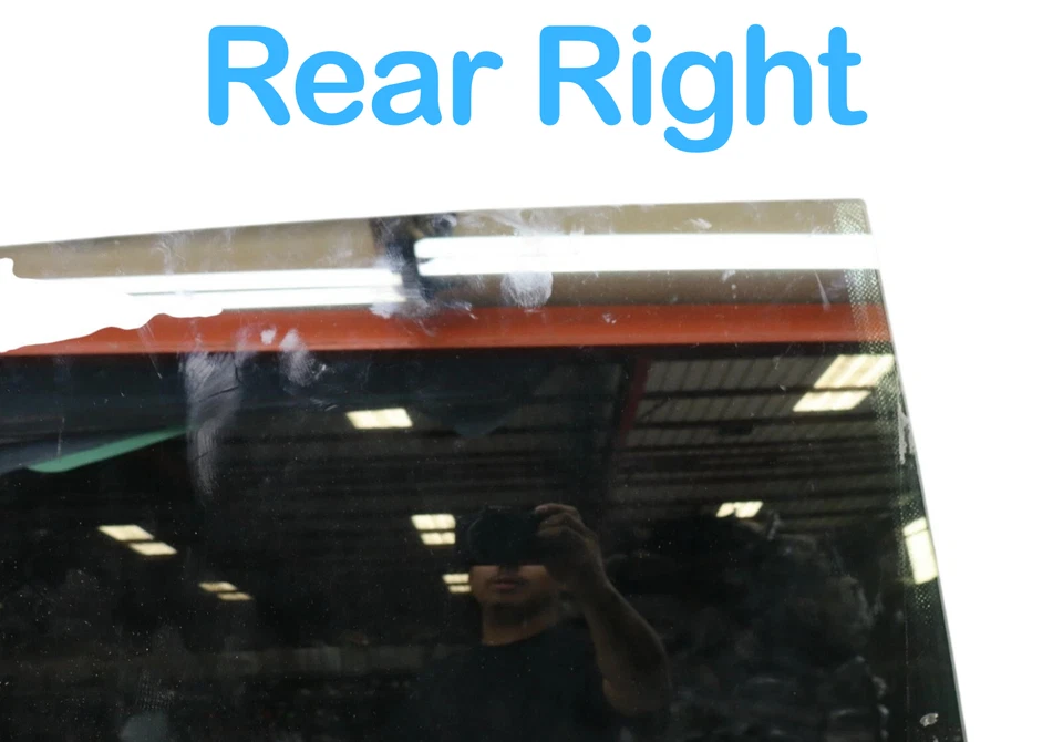 10-17 BMW 535i GT xDrive Puerta Trasera Lateral Derecha Ventana Auto Vidrio 51357197914 Fabricante Original Foto 3 de 4