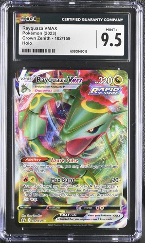 Rayquaza VMAX graded CGC 9.5 for sale on eBay