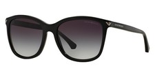 Emporio Armani Woman Sunglasses EA4060 50178G 56mm Black -Gradient Grey Lens-NEW