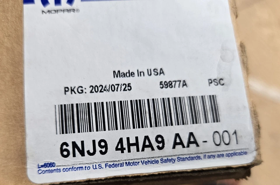 Nueva calcomanía genuina para puerta trasera deportiva Mopar 2019-2026 Dodge RAM 2500 Power Wagon Foto 2 de 2