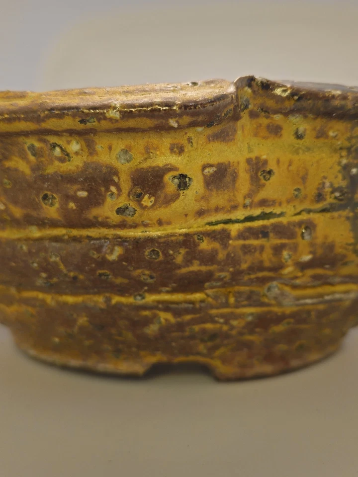 Tom Phardel Bonsai Olla Semicascada Sal Esmaltada 9"x9"x3.5" Foto 4 de 4