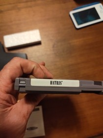 Nintendo 1990 NES HATRIS Complete In Box CIB Rare!