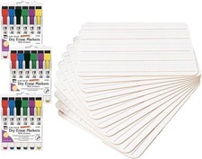 Charles Leonard Dry Erase Board Classroom Pack - Mini Lapboard School Supplies