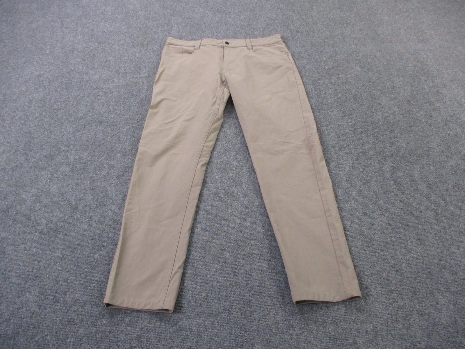 Ten Thousand Pants Mens 34 Beige Chino Business Straight Stretch Casual