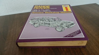 			Range Rover Owners Workshop Manual - Petrol 1970 to 1992 3528cc a		