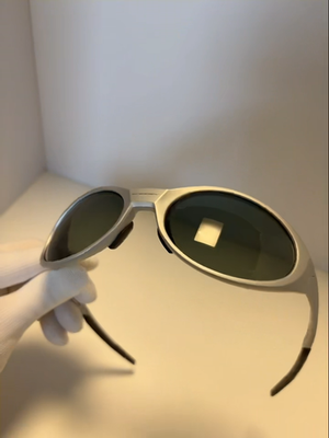 Oakley eye jacket redux sunglasses silver frames black lens | eBay