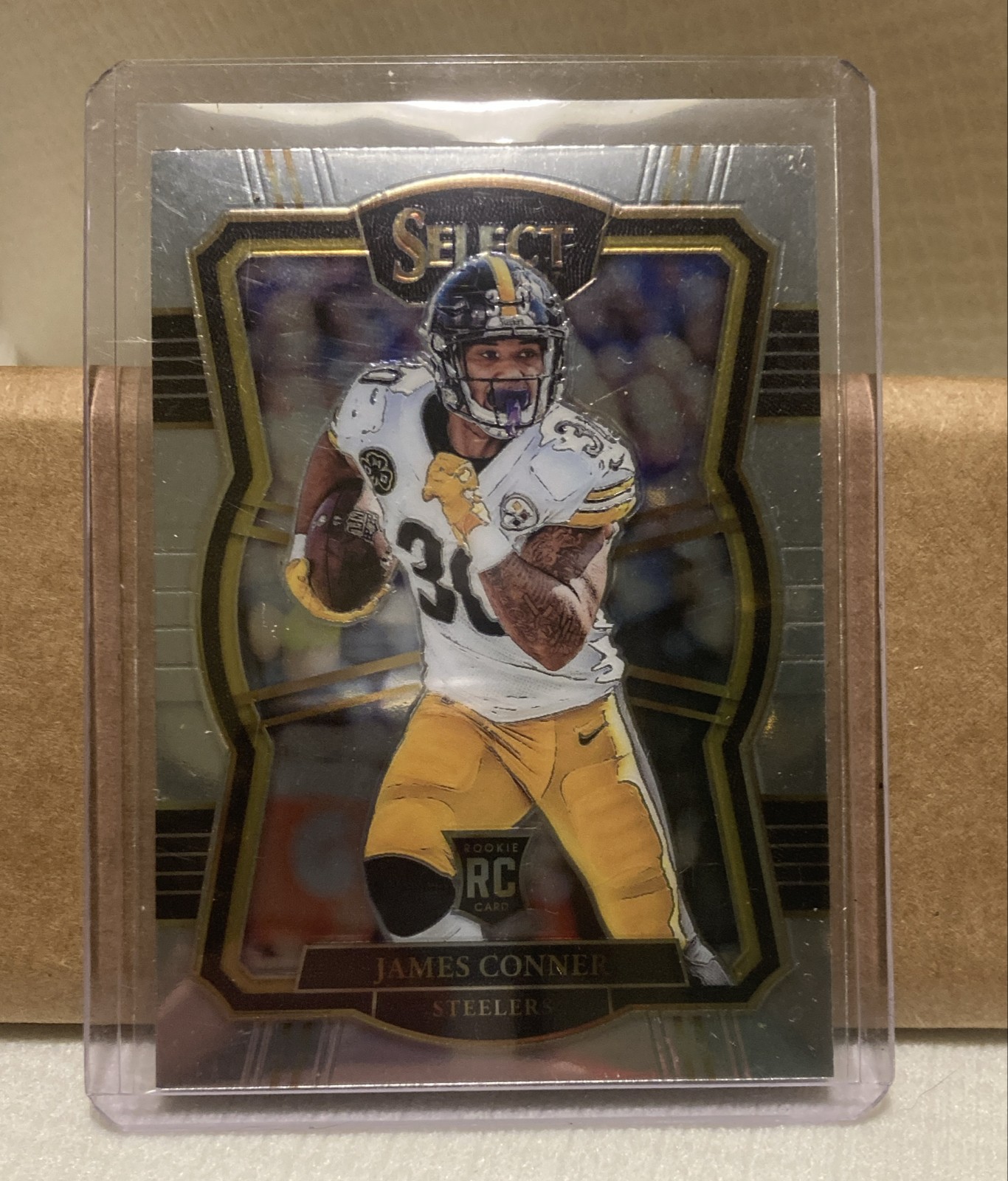 2017 Panini Select - Premier Level James Conner #196 Silver Prizm (RC)