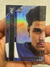 2024 Totally Certified Portraits Laiatu Latu #18 Mirror Platinum Blue 39/50