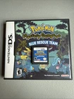 Pokémon Mystery Dungeon: Blue Rescue Team Nintendo DS Complete Tested Authentic