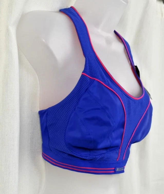 Shock Absorber Ultimate Run Sports Bra Blue Size 36D RRP £39.99 CR151 AA 12 - Image 2 of 4