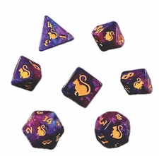 🐈‍⬛🐾 Quantum Kitty Clacks | Dnd Dice Set | Dungeons & Dragons