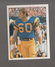 1981 Topps Stickers Dennis Harrah Los Angeles Rams #242 Near Mint or Better