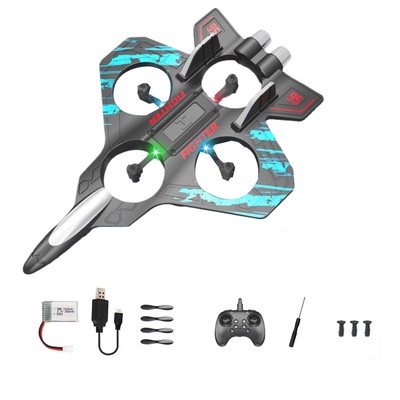 2.4G RC Remote Control Airplane, Six EPP Foam Airplanes with LED, Toy Volan4636