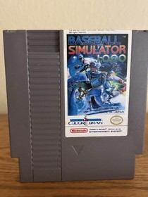 Baseball Simulator 1000 (Nintendo NES, 1989) - Authentic - Tested