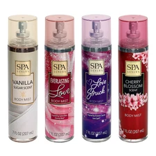 Body mist , limited edition body spray, 4 scent body mist, luxury scent 