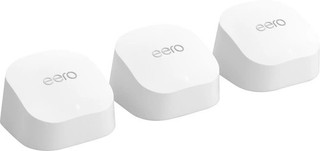 eero 6 Dual Band AX3000 Wi Fi 6 Router Mesh System White (3 Pack) In Box VG