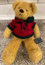 Vintagge Russ Cambridge Teddy Bear with sweater, 13: tall