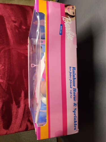 Neu im Karton Barbie Regenbogen Pferd & Streusel Fee Freund Geschenkset 2000 geflügelter Pegasus - Bild 6 von 13