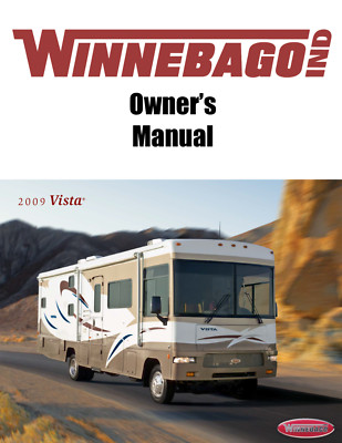2009 Winnebago Vista Home Owners Operation Manual User Guide Coil Bound