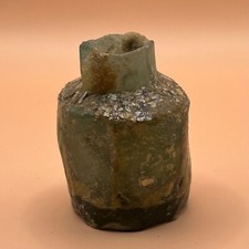 ANCIENT ROMAN MEDICINE GLASS BOTTLE