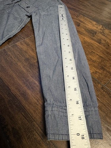 Tea Collection Dress Button Down Shirt Boys Size 10 Blue - Picture 7 of 8