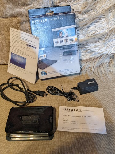 ADAPTADOR INALÁMBRICO NETGEAR PTV1000 PUSH2TV 1080P WIFI SOLO CON INTEL WI-FI USADO - Imagen 1 de 4