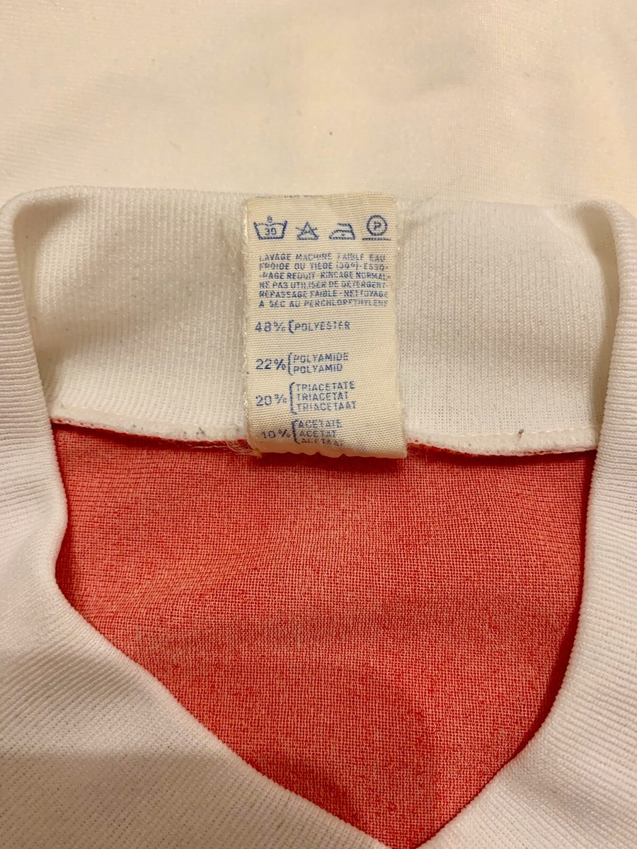 AS Monaco France 1981 - 1982 RARE vintage home Le Coq Sportif